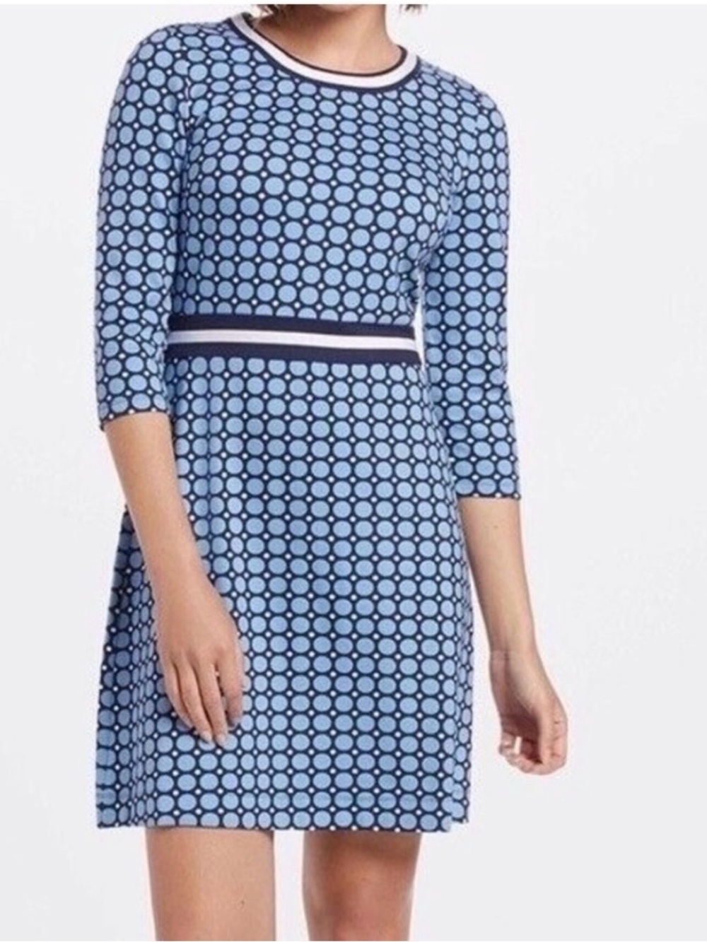 Draper James Presley Ponte Polka Dot Dress